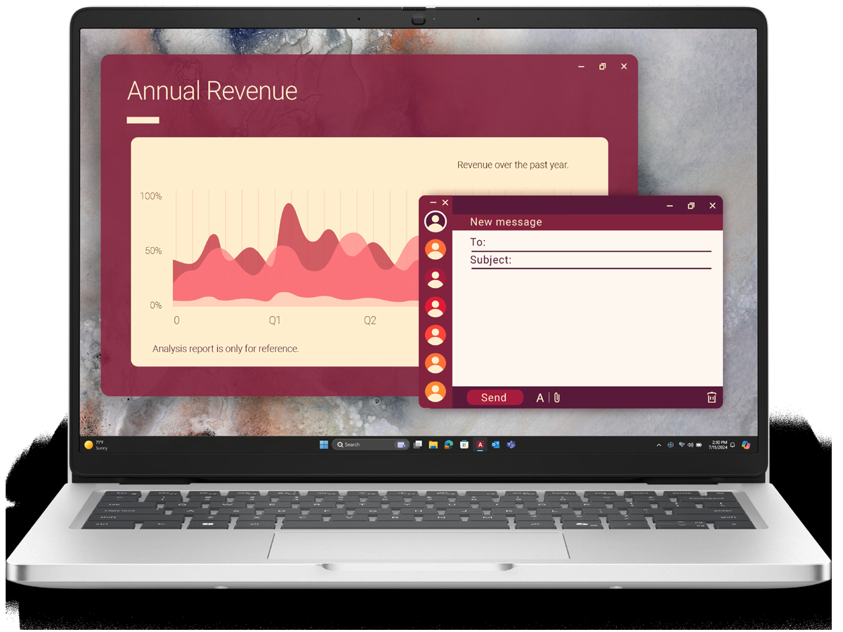 Dell Pro 14 Inch PC14250 | Core 5 120U | 8GB | 512GB SSD | FHD+ | Non-Backlit | UBT